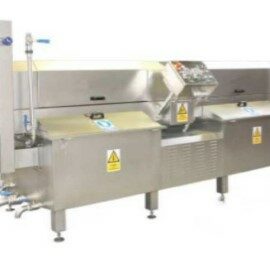 LAVEUSE LINEAIRE DOUBLE DE BOîTES AVEC RECUPERATION D’HUILE